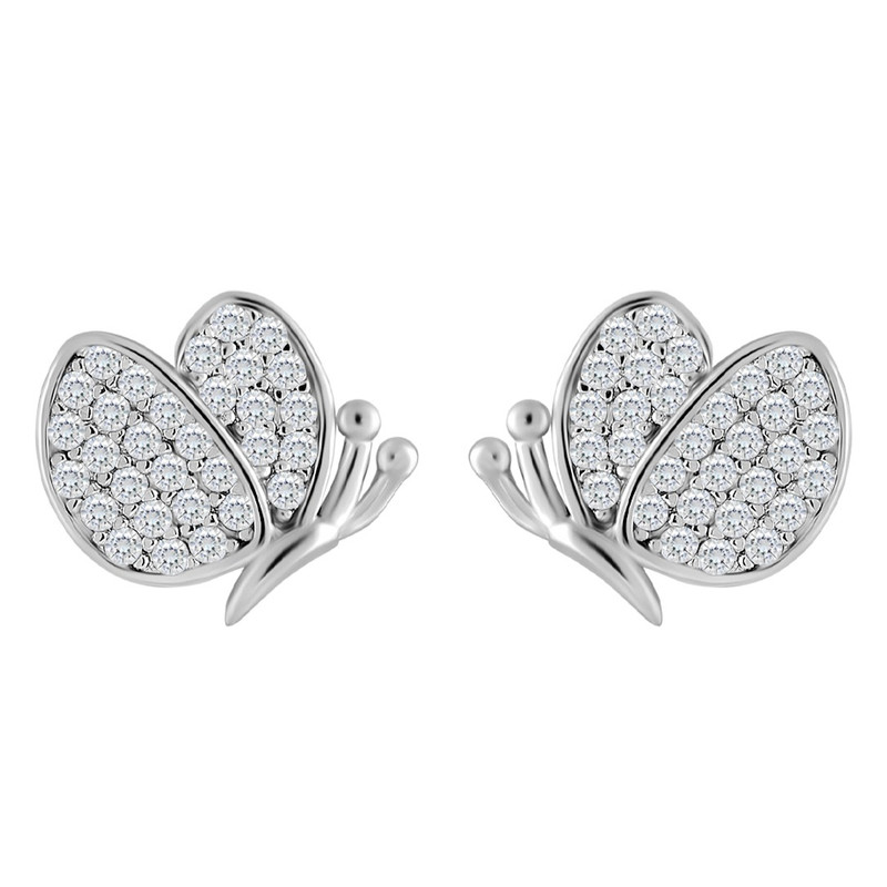 گوشواره نقره زنانه اقلیمه مدل EN1942