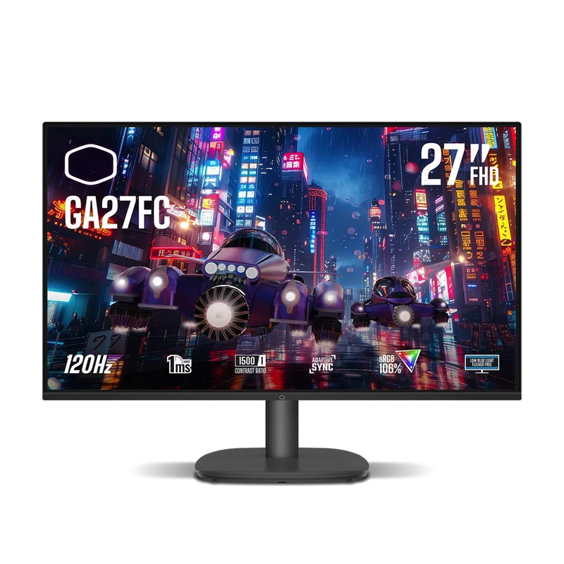مانیتور خمیده گیمینگ 27 اینچ کولر مستر مدل GA27FC