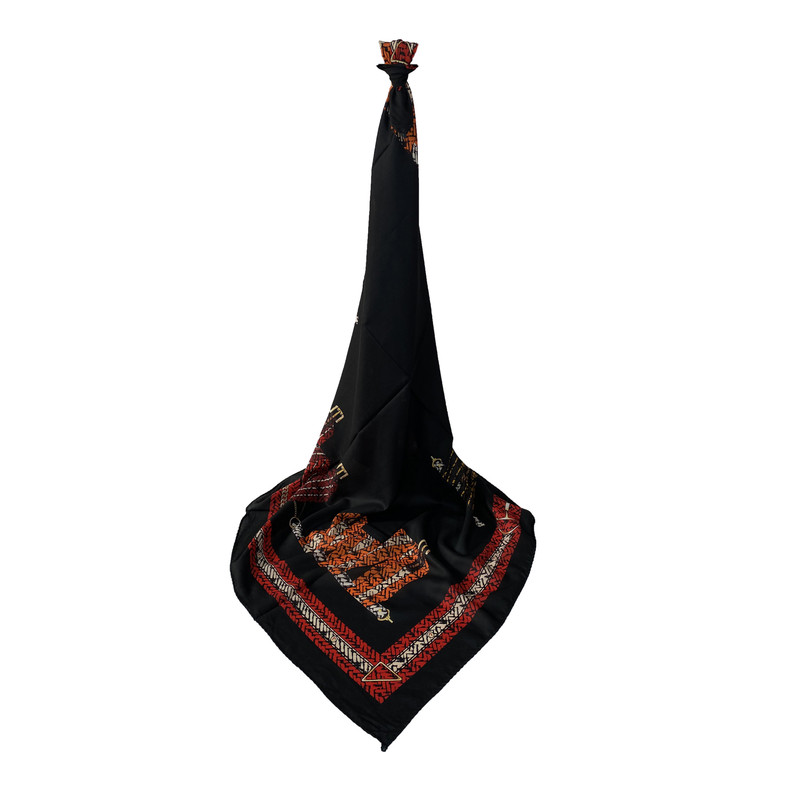 روسری زنانه مدل حرید طرح زین
