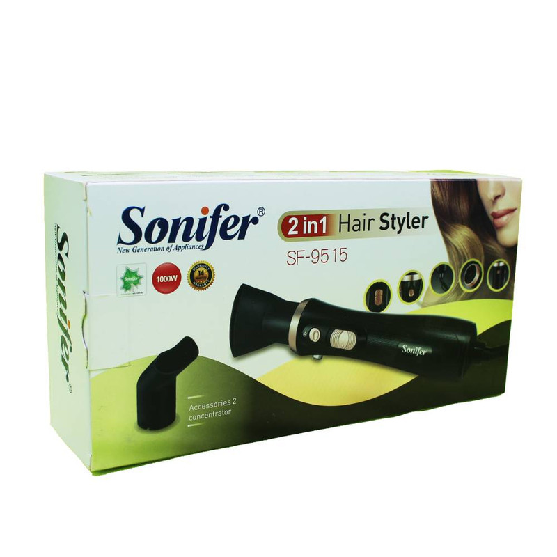 سشوار برس دار حالت دهنده سونیفر مدل sf-9515 سشوار برس دار حالت دهنده سونیفر مدل sf-9515