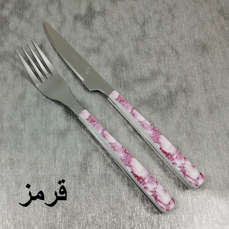 سرویس کارد و چنگال میوه خوری 12 پارچه ام جی مدل STAR