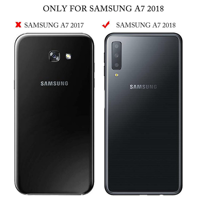 کاور مدل Clear TPU مناسب برای گوشی موبایل سامسونگ Galaxy A7 2018 / A750 1