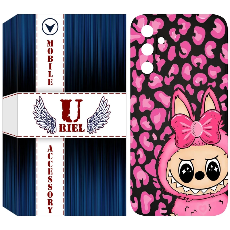 کاور یوریل مدل KSH کد 107 طرح عروسک لبوبو مناسب برای گوشی موبایل سامسونگ Galaxy A34