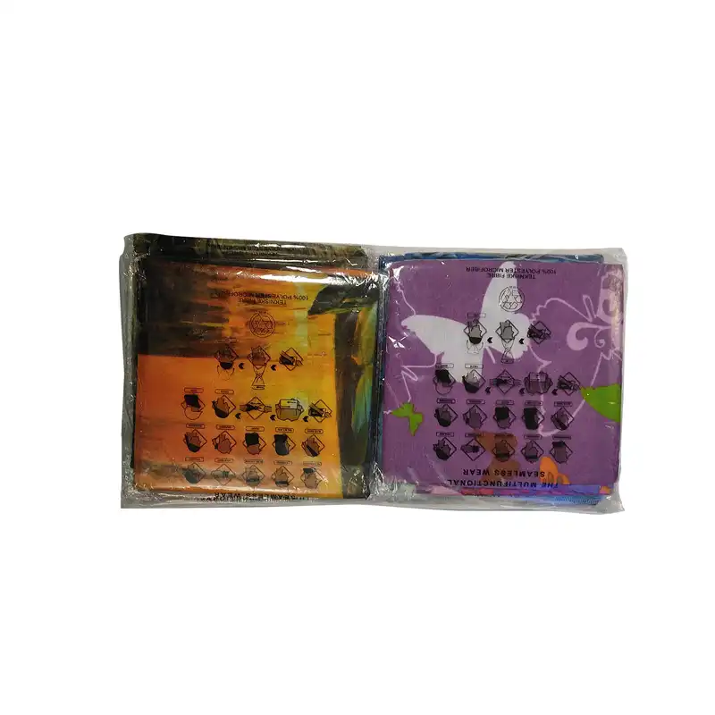 دستمال سر و گردن مدل پراسیک بسته 10 عددی