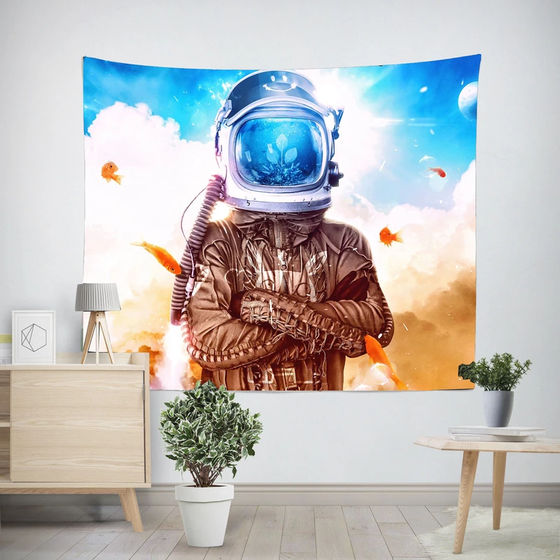 پوستر پارچه ای طرح Astronaut کد A12