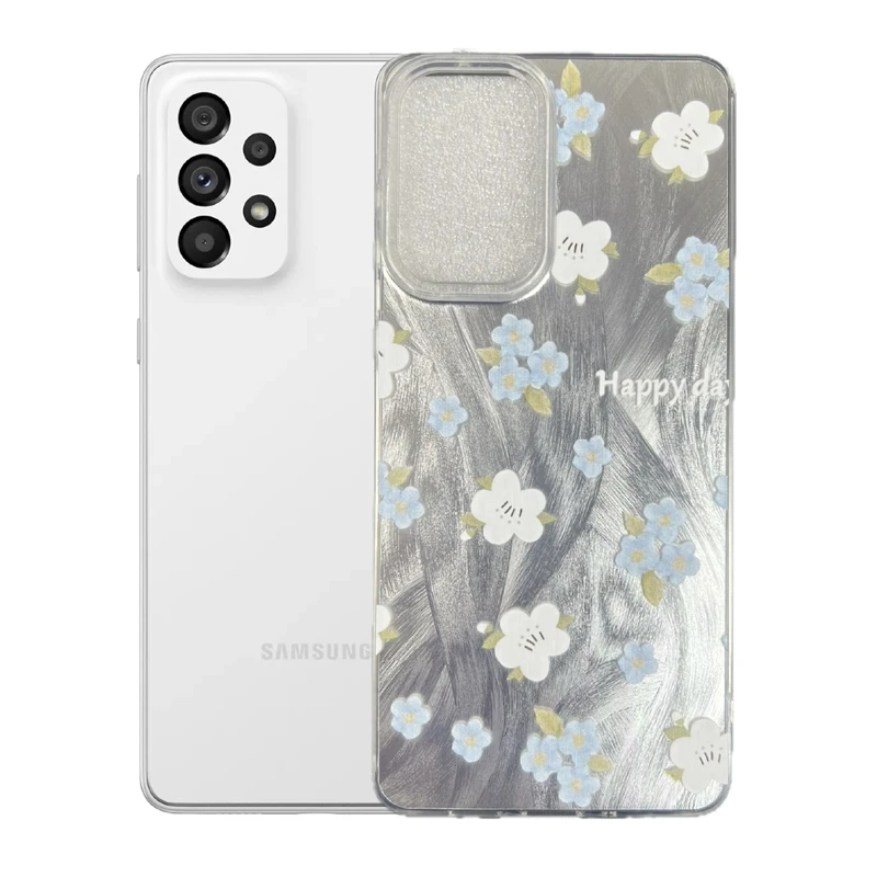 کاور طرح شکوفه باران مناسب برای گوشی موبایل سامسونگ Galaxy A52