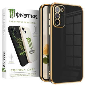 Plated monster cover suitable for Samsung Galaxy S20 FE / S20 Fan Edition / S20 FE 2022 mobile phone