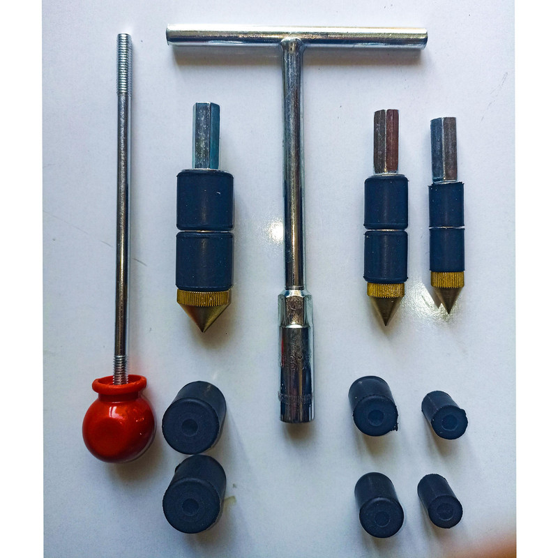 کور کن لوله پلاستیکی مدل ZXCV-9920 مجموعه 11 عددی