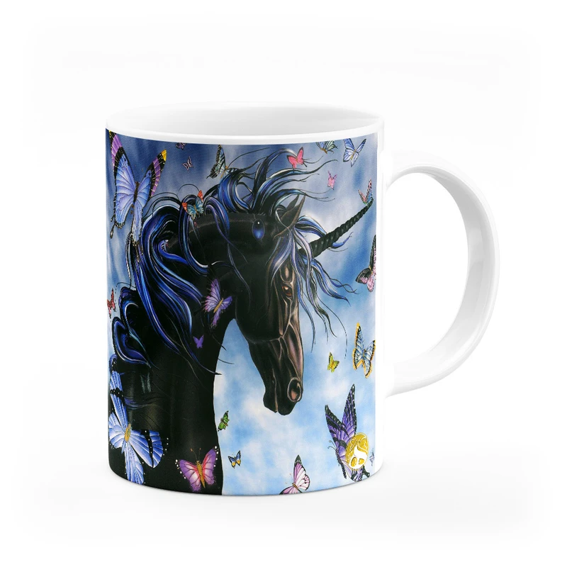 ماگ هومرو طرح یونیکورن اسب تک شاخ مدل MG9577