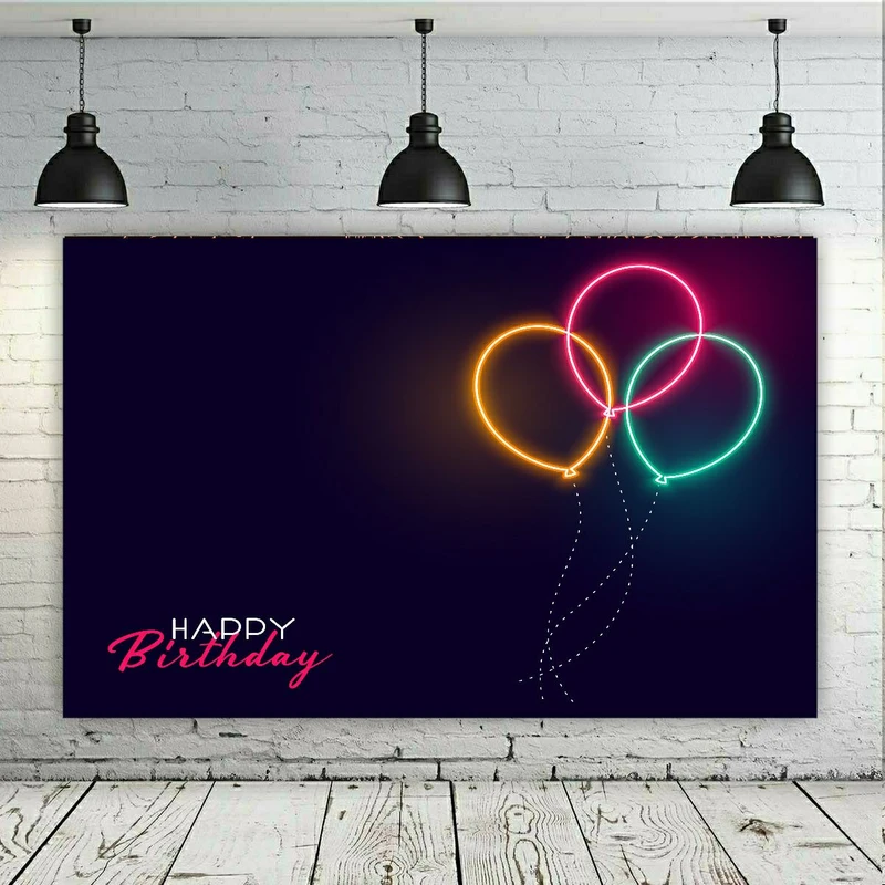 پوستر پارچه ای طرح تم تولد کد PP1428