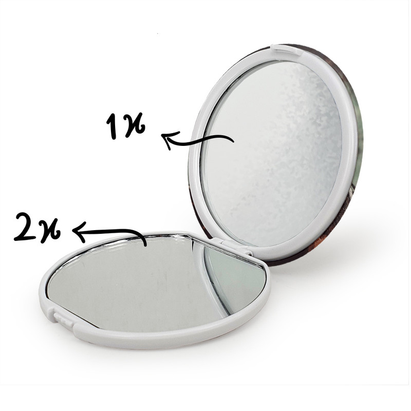 آینه جیبی خندالو طرح بیلی آیلیش Billie Eilish مدل تاشو کد 2760