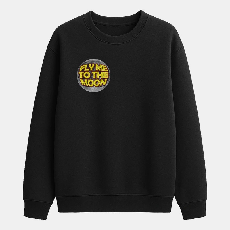 سویشرت مردانه باهرپوش شرق مدل دورس پرواز به ماه کد mo353