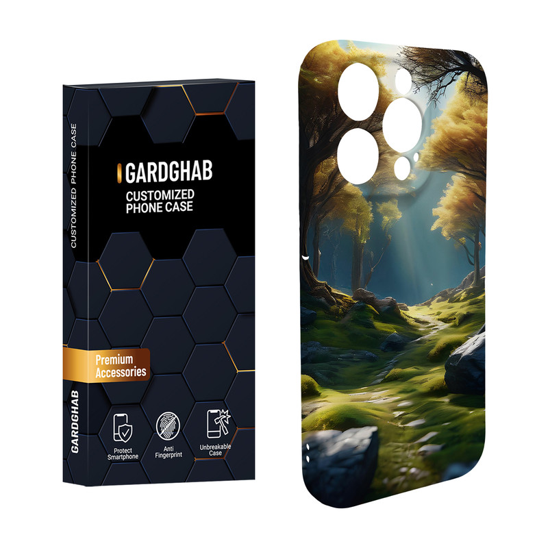 کاور گارد قاب مدل هنری مناسب برای گوشی موبایل اپل iPhone 15 Promax