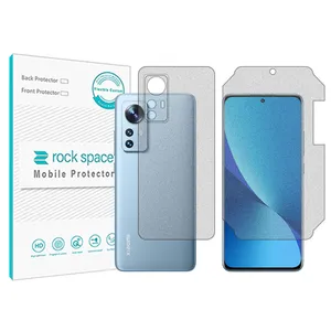 Matte Rockspace HyMTT screen protector suitable for Xiaomi 12 mobile phone along with the back of the phone