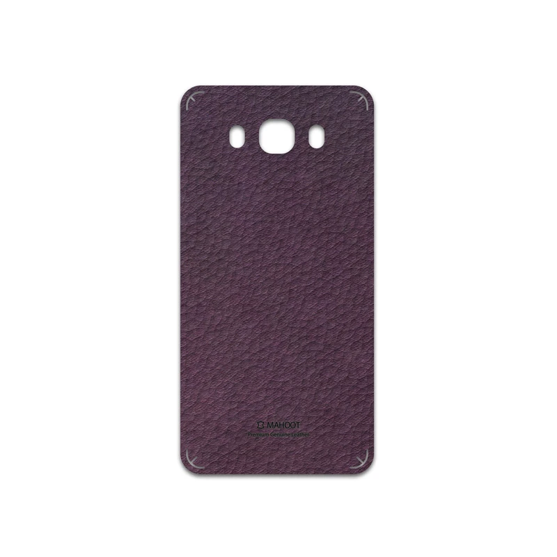 برچسب پوششی ماهوت مدل Purple-Leather مناسب برای گوشی موبایل سامسونگ Galaxy J7 2016