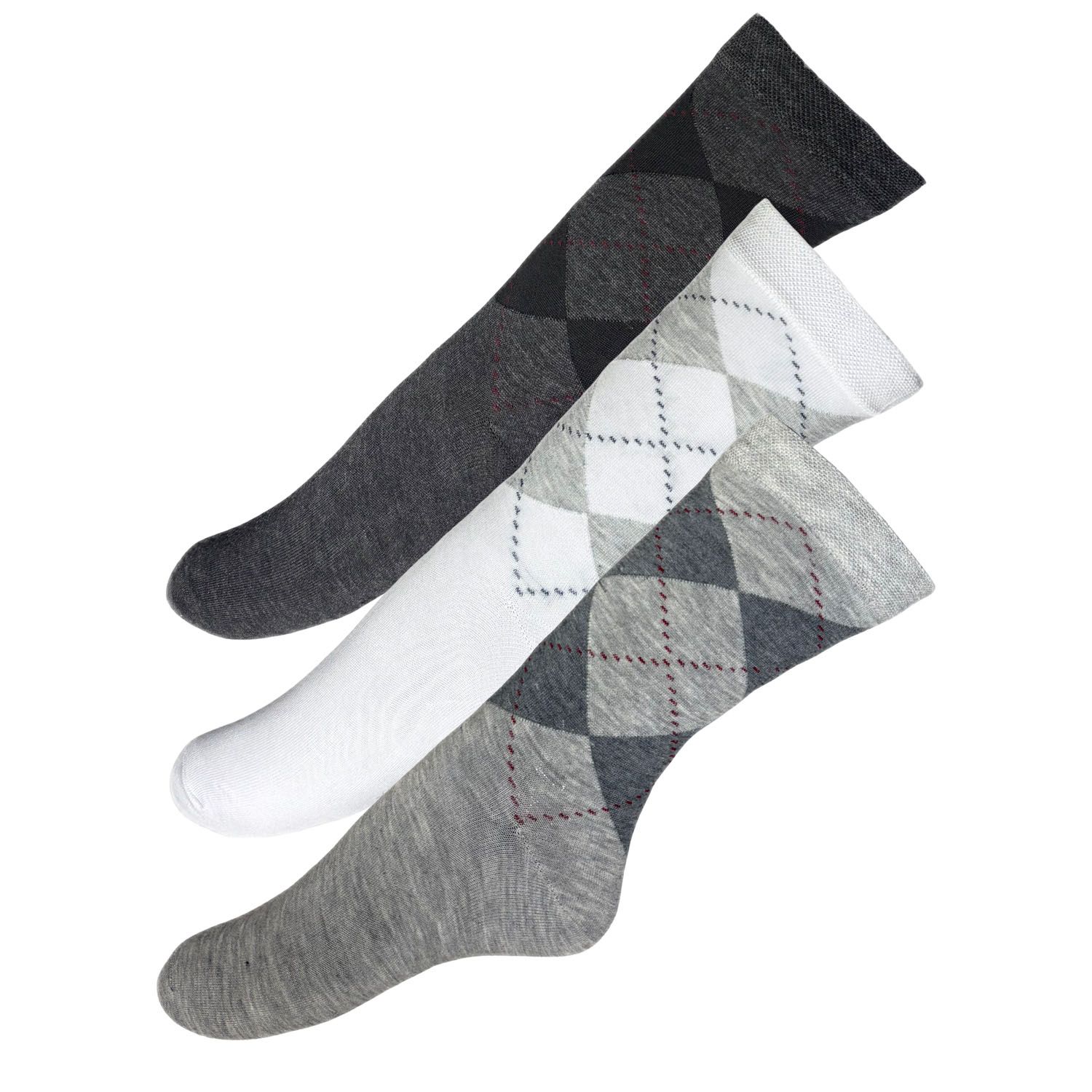 جوراب ساق بلند مردانه کانتکس مدل کلاسیک اسکاچ کد SKSBPA3-1 بسته 3 عددی - - 1