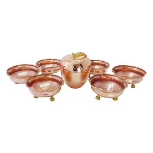 ست هدیه مسی مدل هفت سین کد HS60 مجموعه 7 عددی