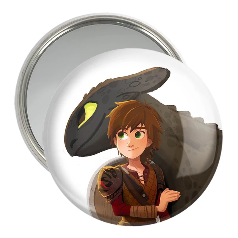 آینه جیبی خندالو مدل اژدها سواران DreamWorks Dragons  کد 13754
