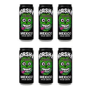 نوشابه گازدار مکزیکو ترش اکس قوطی - 250 میلی لیتر بسته 6 عددی