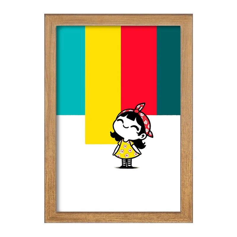 تابلو خندالو مدل دخترانه کودکانه کد F11687