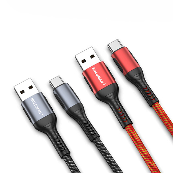 کابل تبدیل USB به USB-C کلومن پلاس مدل +K10 طول 1.5 متر