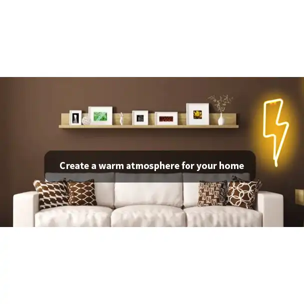 نئون فلکسی طرح رعد و برق