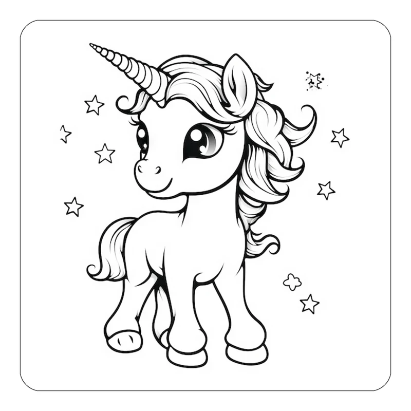 مگنت کاکتی طرح اسب تک شاخ و یونیکورن مدل mp32010