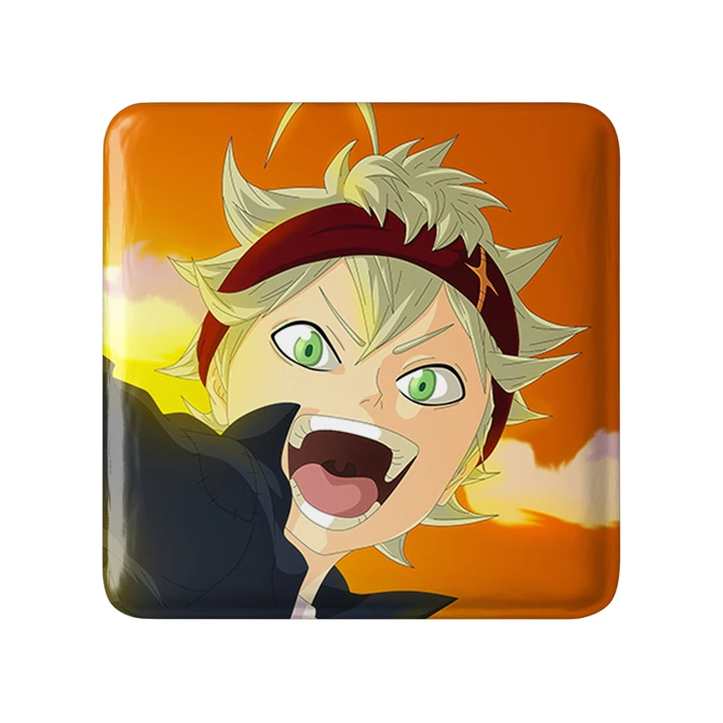 مگنت خندالو طرح آستا انیمه بلک کلاور Black Clover کد 11752