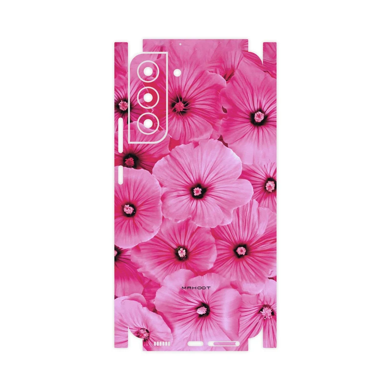 برچسب پوششی ماهوت مدل Pink-Flower-FullSkin مناسب برای گوشی موبایل سامسونگ Galaxy S22 Plus 5G