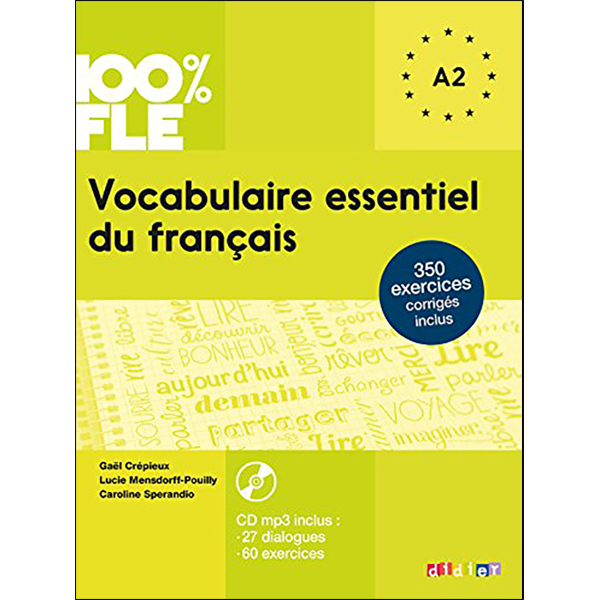 کتاب Vocabulaire essentiel du francais A2 اثر جمعی از نویسندگان انتشارات didier 