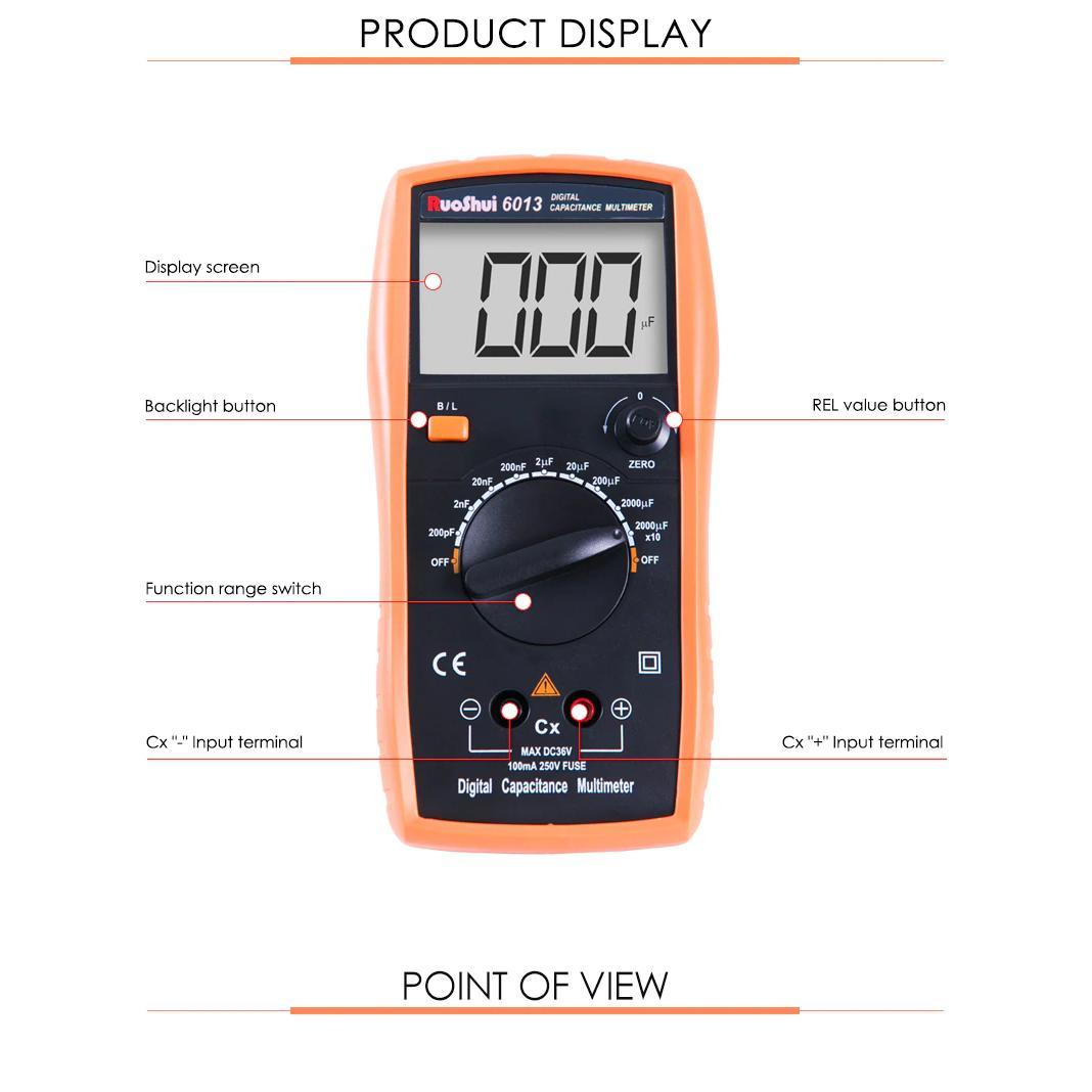 خازن سنج ویکتور مدل VC6013