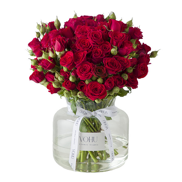 دسته گل رز طبیعی وهو مدل مینیاتوری کد VJ104