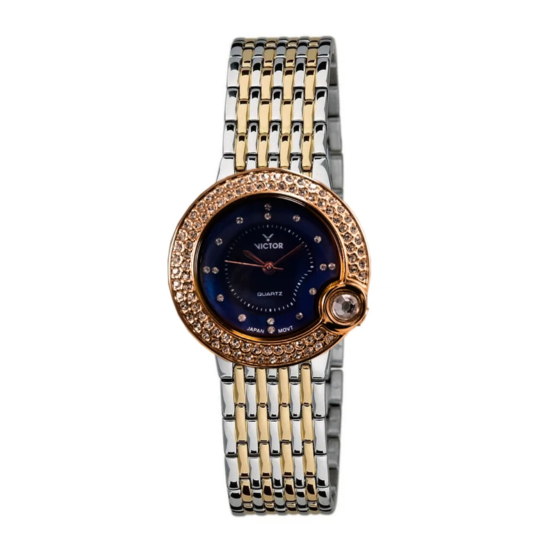 ساعت مچی عقربه‌ای کوارتز زنانه ویکتور مدل 1539L