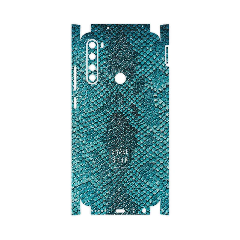 برچسب پوششی ماهوت مدل Blue Snake Skin-FullSkin مناسب برای گوشی موبایل شیائومی Redmi Note 8 2021