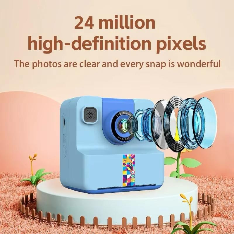 دوربین عکاسی و فیلمبرداری چاپ سریع کودک مدل Print Camera