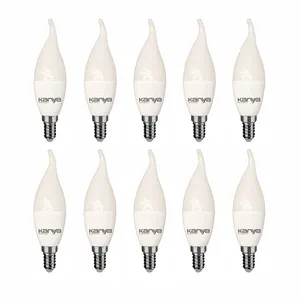 لامپ کم مصرف 7 وات کانیا مدل اشکی پایه E14 بسته 10 عددی 