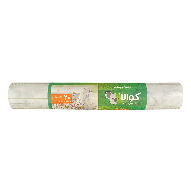 سفره یکبار مصرف کوالا مدل silk طرح سنگ رول 10 متری