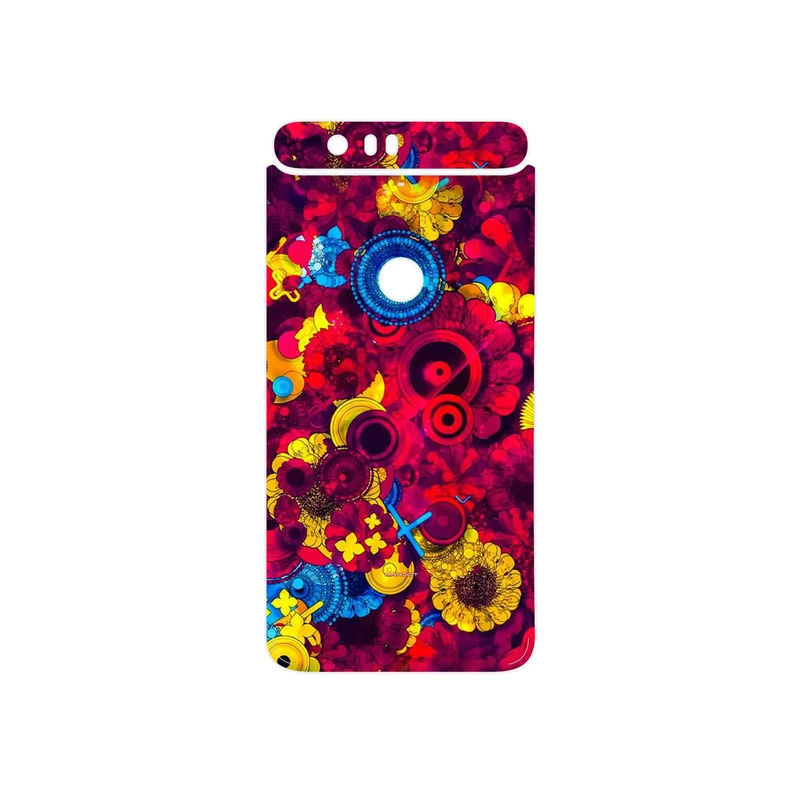 برچسب پوششی ماهوت مدل Vector Flower Garden Digital Art مناسب برای گوشی موبایل گوگل Nexus 6P