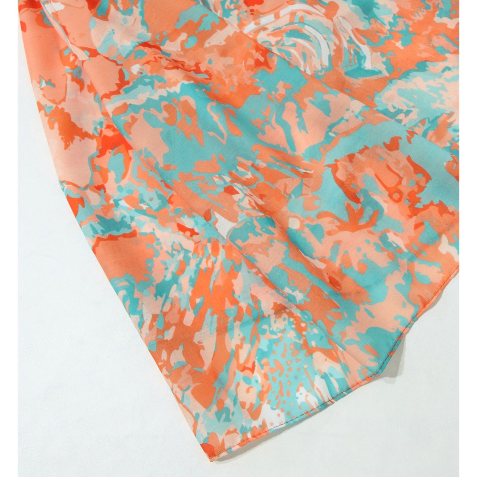 شال زنانه مدل تابستانه آبرنگی ساده کد a-3082 -  - 6