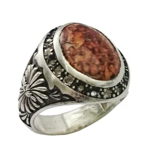 انگشتر نقره مردانه مدل جاسپر کد 17871741