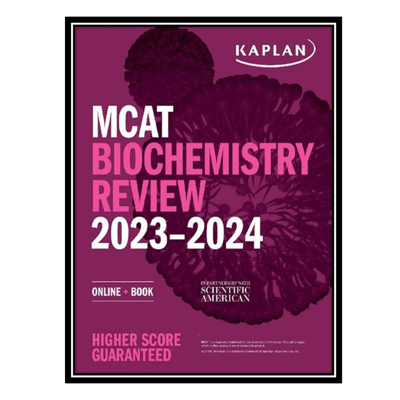 کتاب MCAT Biochemistry Review 2023-2024: Online + Book اثر Kaplan Test Prep انتشارات مؤلفین طلایی