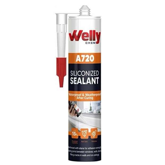 چسب آکواریوم و درزگیر قهوه ای ولیچم مدل ضد آب و کپک کد WB72 وزن 450 گرم