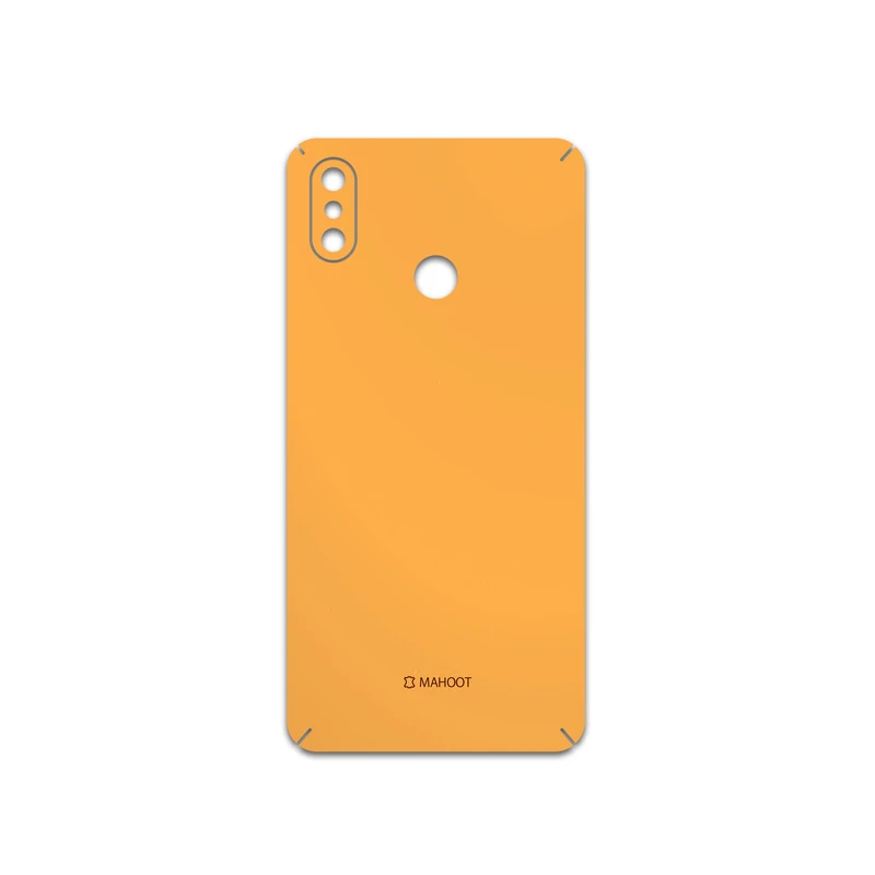 برچسب پوششی ماهوت مدل Matte-Orange مناسب برای گوشی موبایل شیائومی Mi Max 3