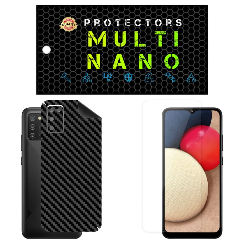 محافظ صفحه نمایش مولتی نانو مدل X-SFC مناسب برای گوشی موبایل سامسونگ Galaxy A02S به همراه برچسب پوششی