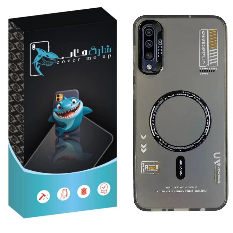 کاور شارک قاب مدل SO COOL طرح UV مناسب برای گوشی موبایل سامسونگ Galaxy A50 / A50s / A30s