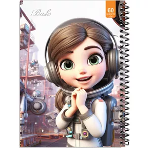 دفتر نقاشی 60 برگ انتشارات بله طرح فانتزی دختر فضانورد کد A4-O457
