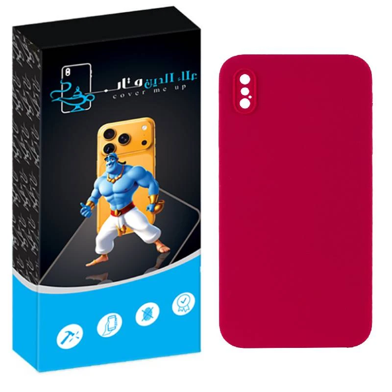 کاور علاالدین قاب مدل سیلیکونی پاک کنی مناسب برای گوشی موبایل اپل iPhone XS Max 