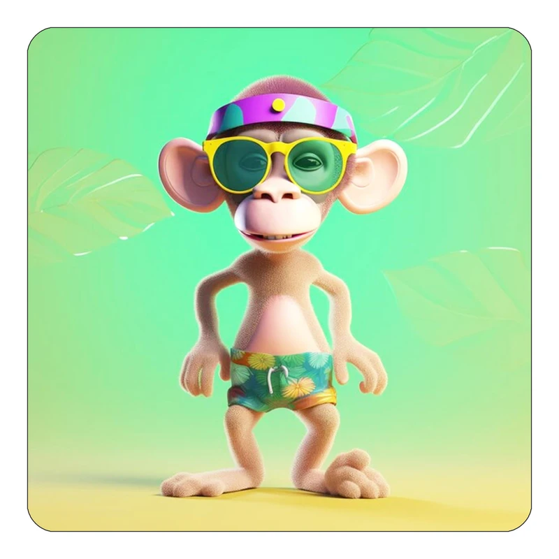 مگنت کاکتی طرح حیوانات کارتونی مدل mp28448