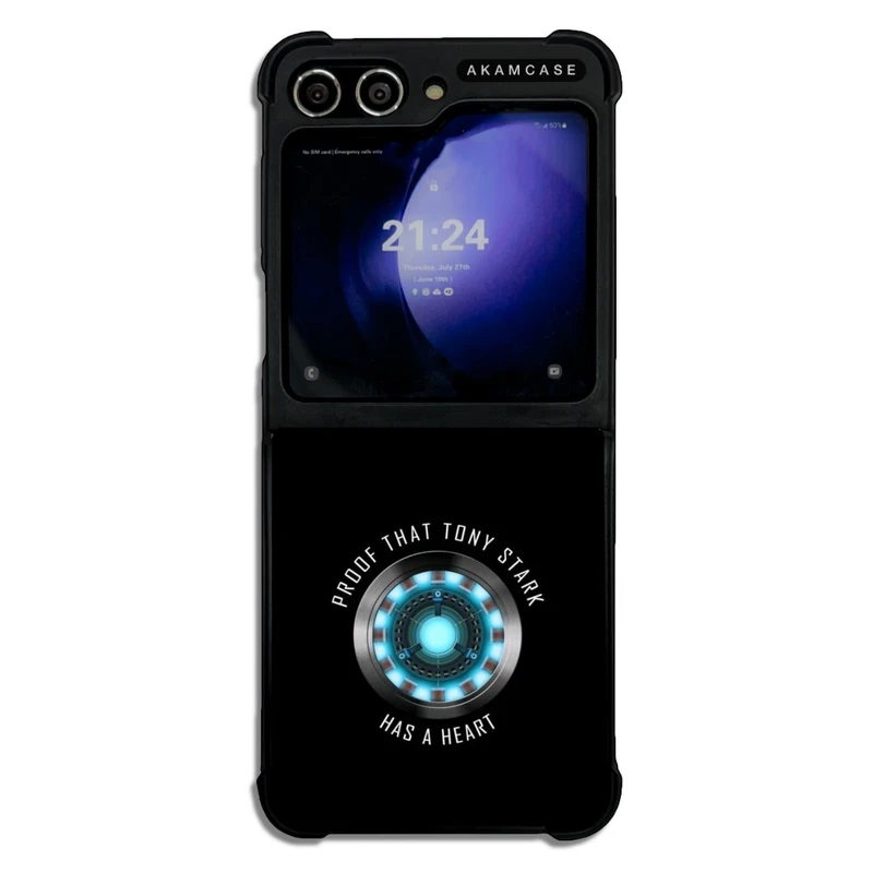 کاور آکام مدل AMC-WSGZFLIP5-IRON MAN15 مناسب برای گوشی موبایل سامسونگ Galaxy Z Flip 5