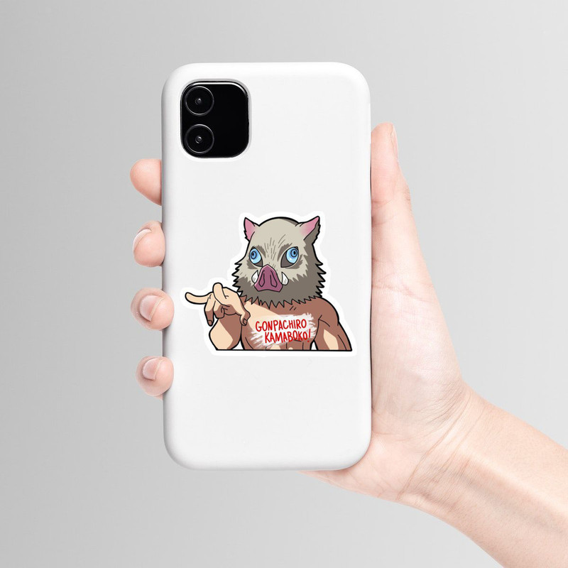 استیکر لپ تاپ و موبایل بووم طرح اینوسکه احمق کد mr42